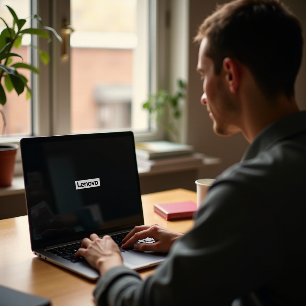 wie man einen Lenovo-Laptop einschaltet