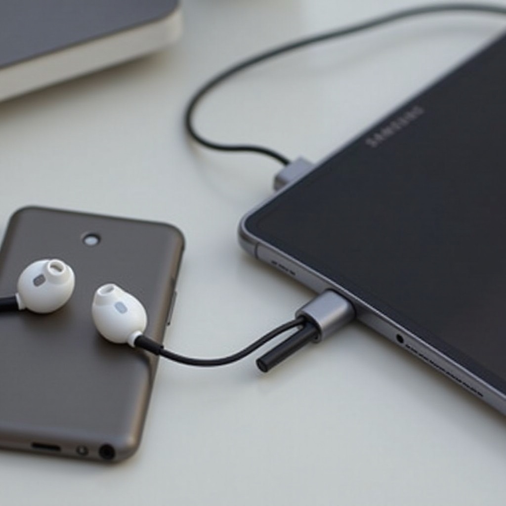 come collegare gli auricolari al tablet Samsung