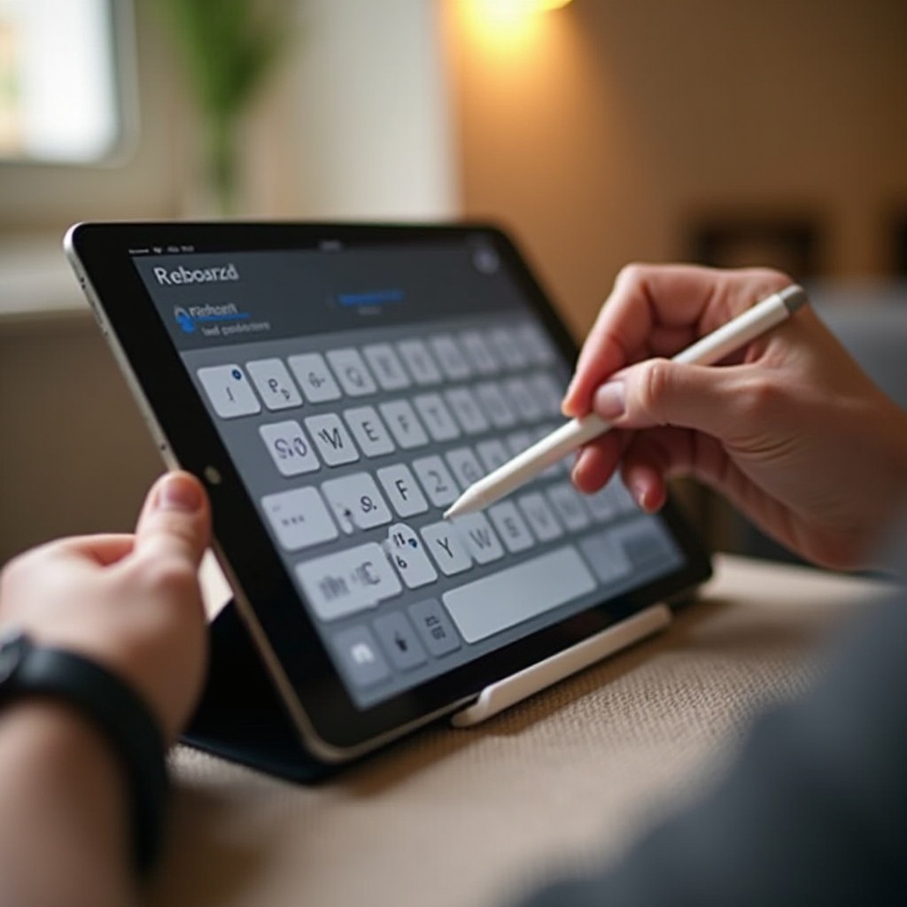 hoe je het toetsenbord groter kunt maken op de iPad met Apple Pencil