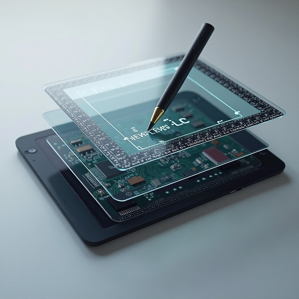 comment fonctionne une tablette d'écriture LCD