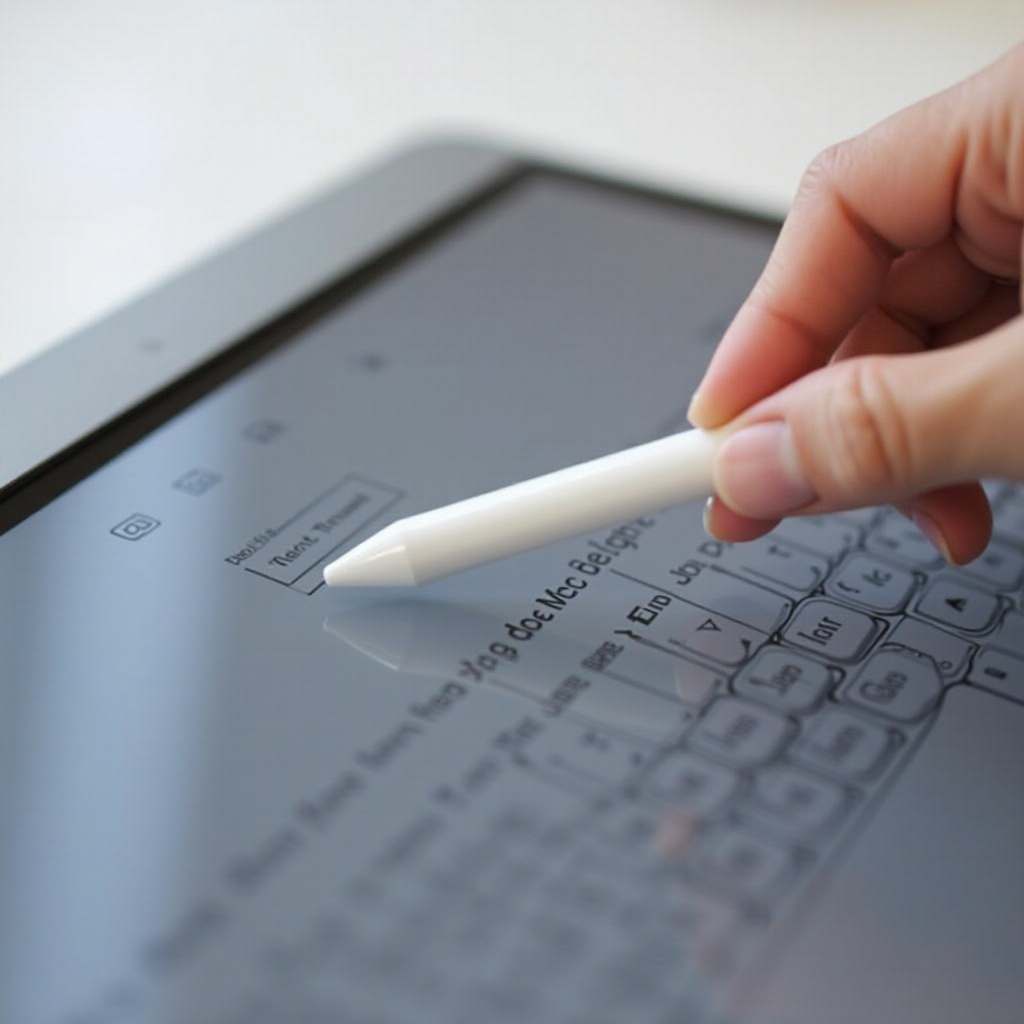 kuinka tehdä näppäimistö suuremmaksi iPadilla Apple Pencilin kanssa