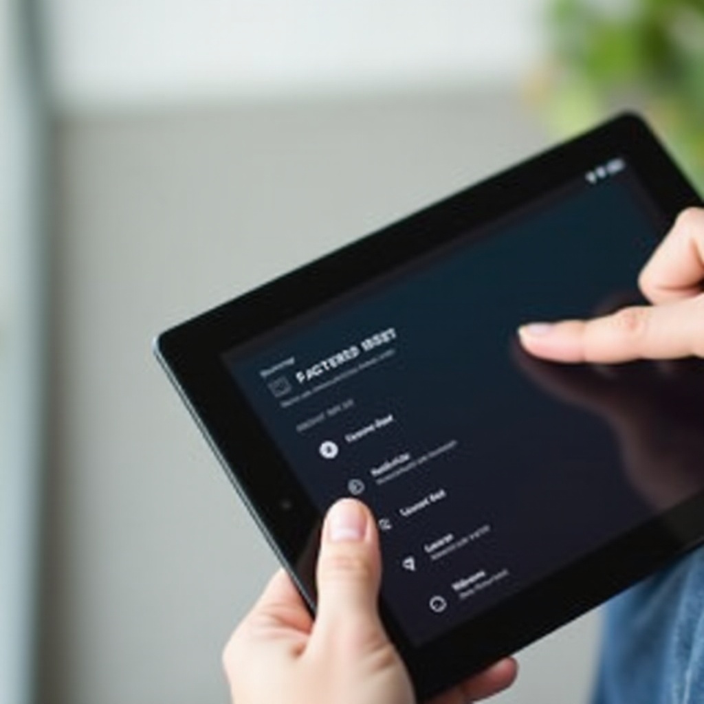 hoe een Lenovo-tablet naar de fabrieksinstellingen te resetten