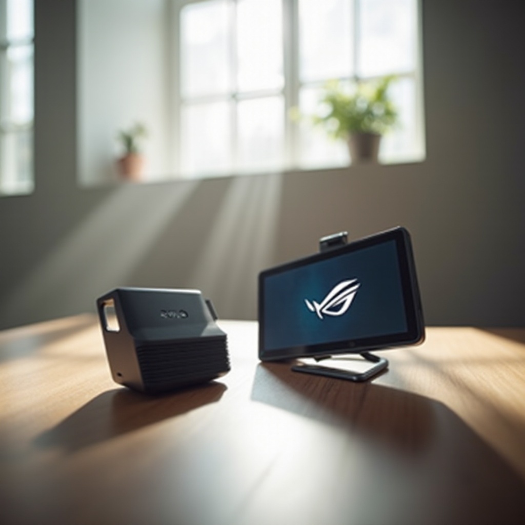 rog ally você pode se conectar a um tablet